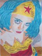 'I Wonder?' Coloured Pencil on Paper by Evelyn Hartogh 2000