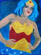 'Imposing Wonder' Water Paint and Paper by Evelyn Hartogh 2000