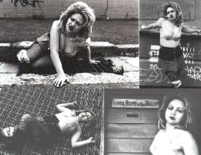 Evelyn Hartogh as Barbie Behaving Badly (Photos Alex Gillespies 1997)