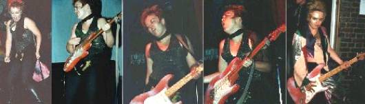 Evelyn Hartogh as David Bowie (Photos Christine Polowyj 1999)