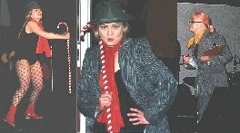 Evelyn Hartogh as Tap Dancing, Hat and Cane Drag Kings (Photos Art Love Jam 2000 and 2001)